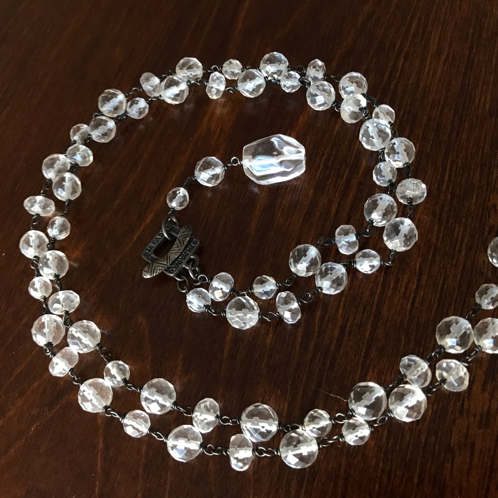 COPY - Silpada Vintage Glass Toggle Necklace